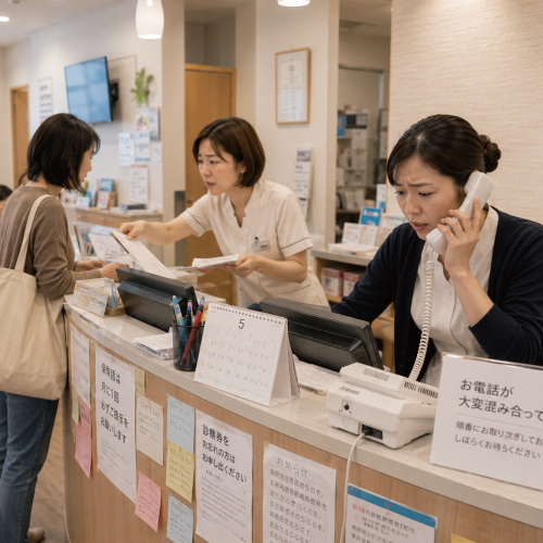 ai電話代行事例　多忙な受付